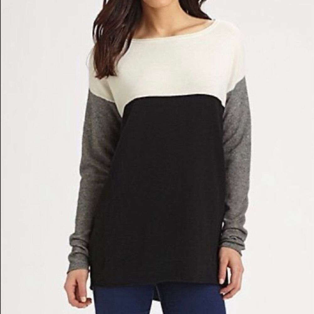 VINCE Wool & Cashmere Tunic Length Sweater (Sz M)